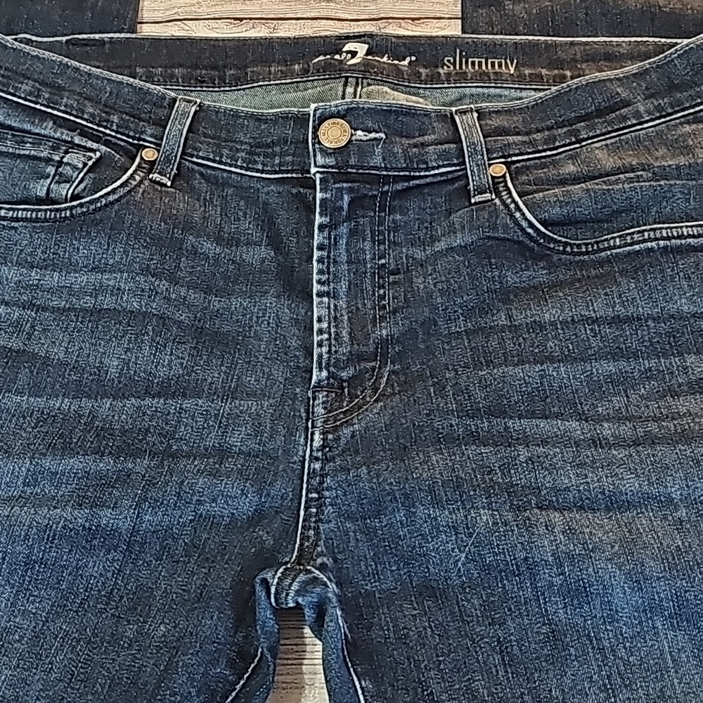 7 for all mankind sz 36 slimmy jeans - Picture 5 of 14